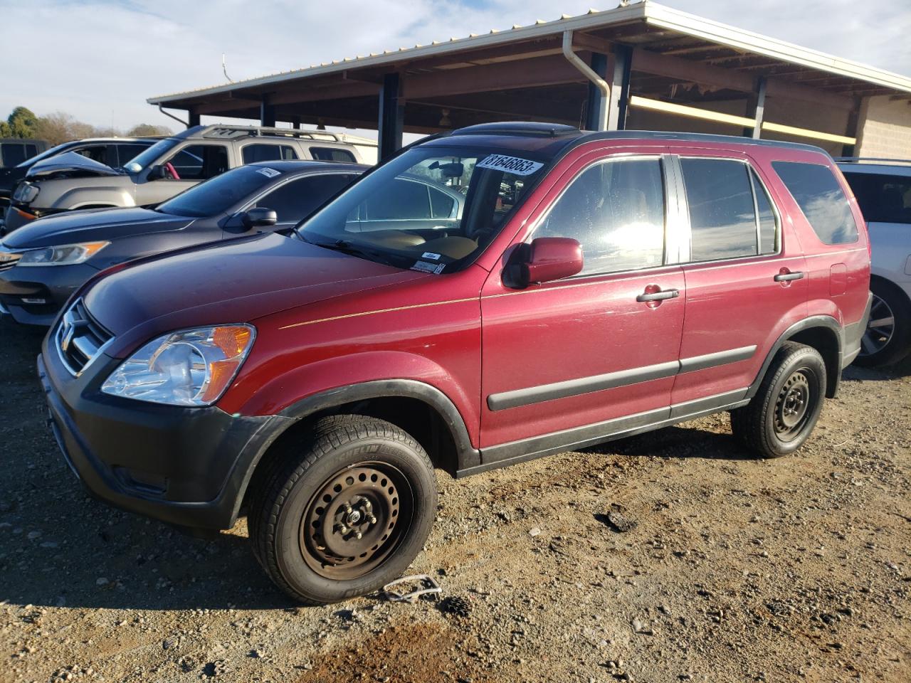2002 Honda CR-V VIN JHLRD78882C076973