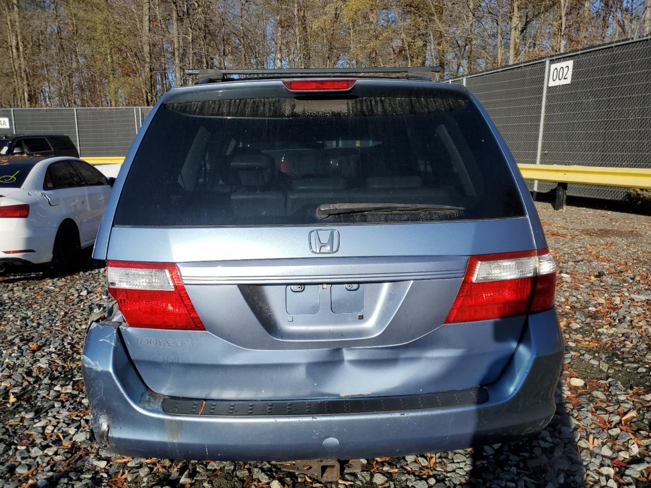 2007 Honda Odyssey VIN 5FNRL38797B049601 Copart auction photo, all over damage thumbnail 6