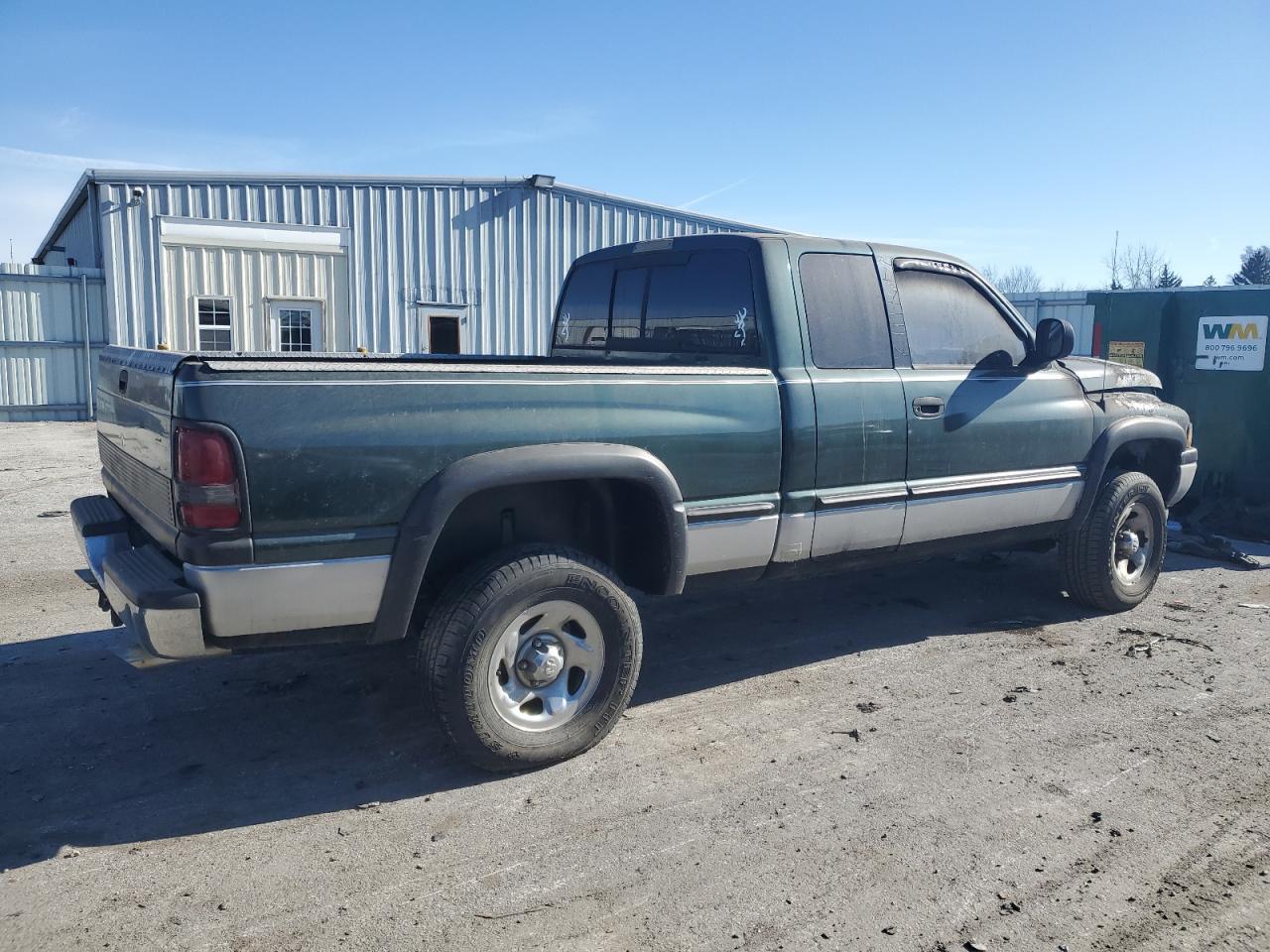 1999 Dodge RAM VIN 3B7HF13Z5XG236246 Copart auction photo, burn damage thumbnail 3