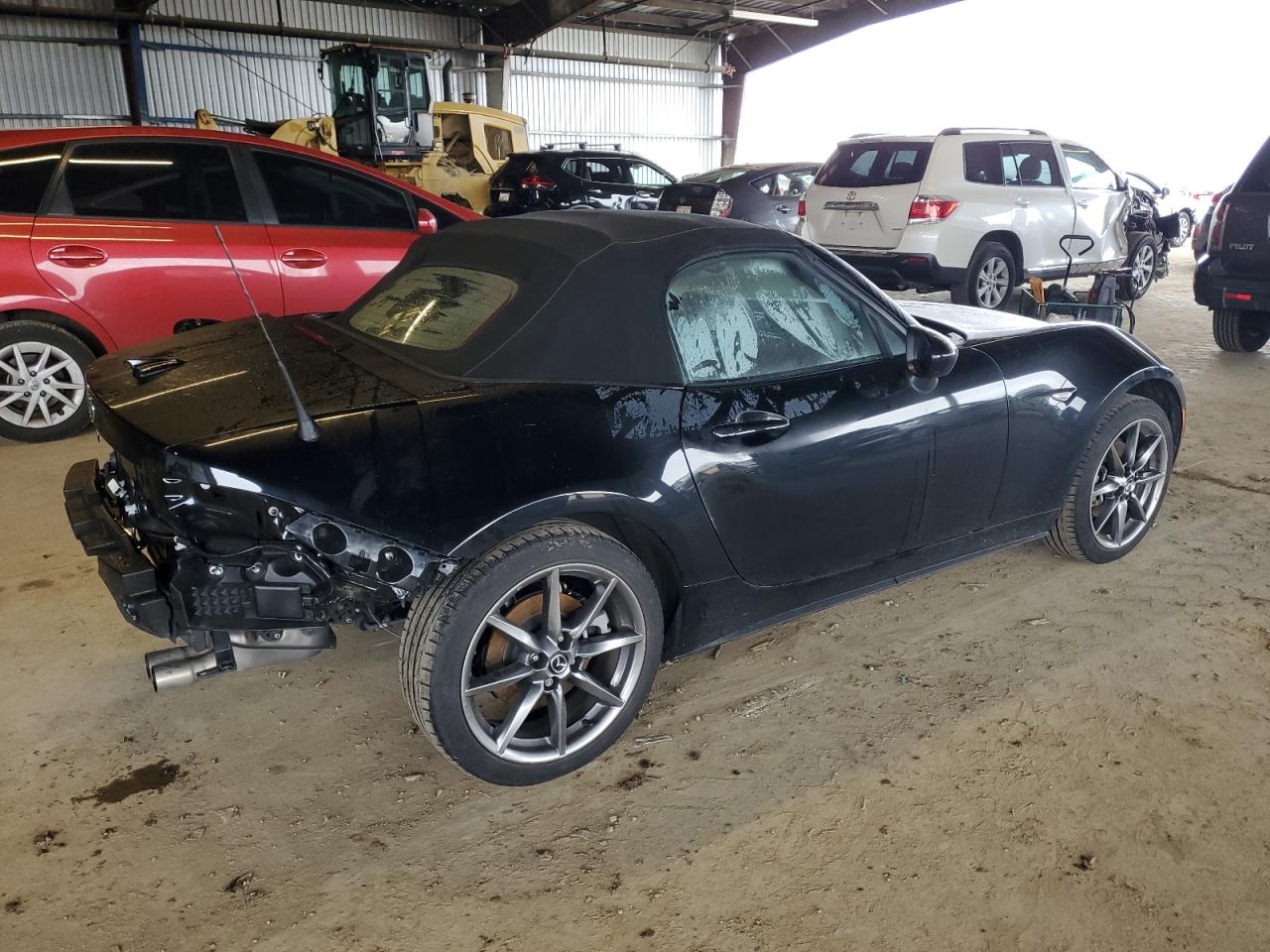 2022 Mazda MX-5 VIN JM1NDAD79N0507042 Copart auction photo, rear end damage thumbnail 3