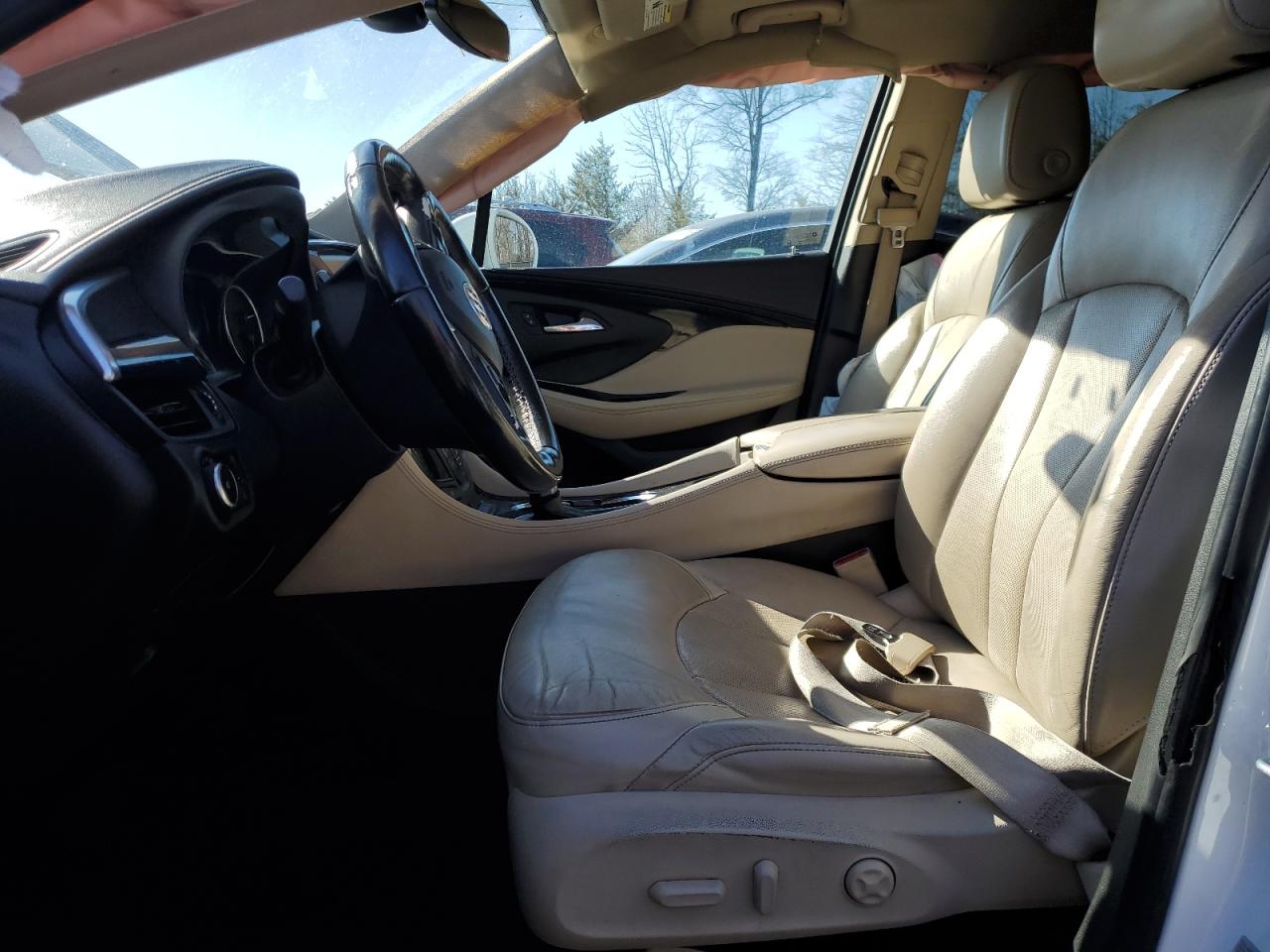 2017 Buick Envision VIN LRBFXESX4HD042641 Copart auction photo, front end / side damage thumbnail 7