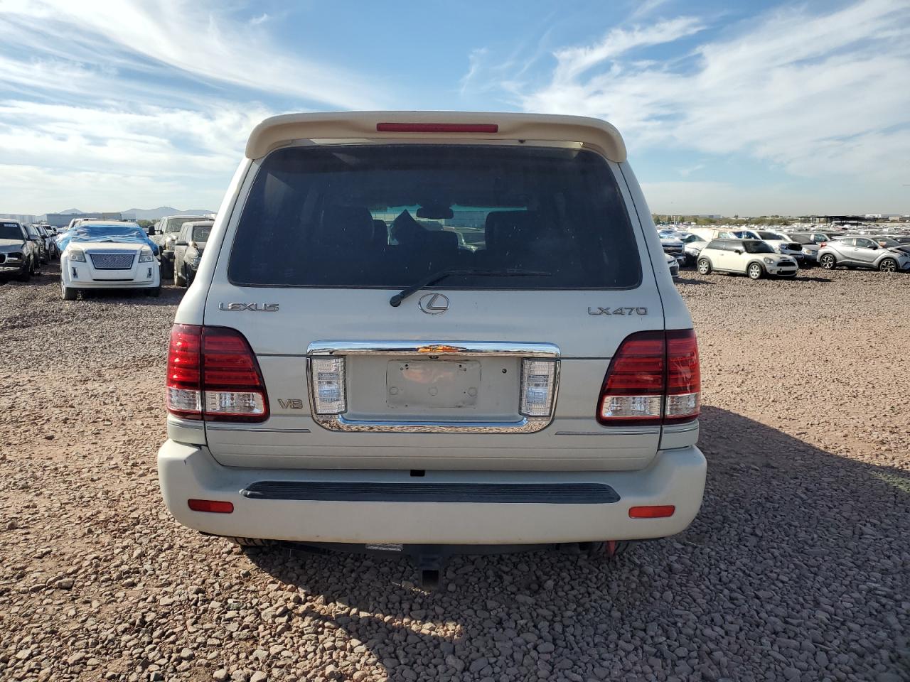 2006 Lexus LX VIN JTJHT00W464013203 Copart auction photo, front end damage thumbnail 6