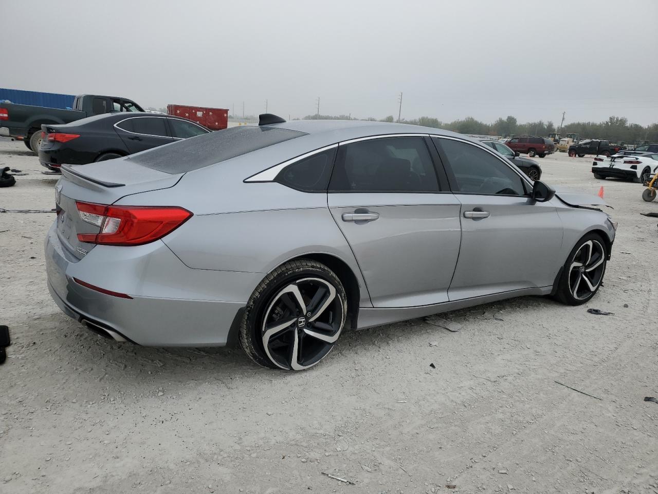 2022 Honda Accord VIN 1HGCV1F46NA044456 Copart auction photo, front end damage thumbnail 3