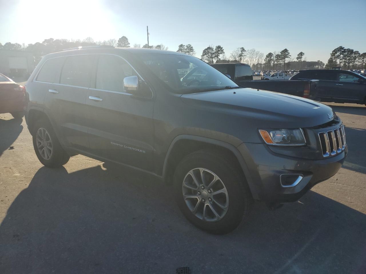 2014 Jeep Grand Cherokee VIN 1C4RJFBG8EC351066 Copart auction photo, front end / undercarriage damage thumbnail 4