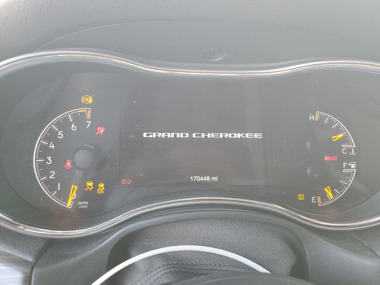 2020 Jeep Grand Cherokee VIN 1C4RJFAG2LC315033 Copart auction photo, rear end damage thumbnail 9
