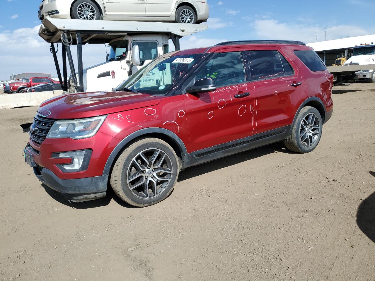 2016 Ford Explorer VIN 1FM5K8GT2GGC22308