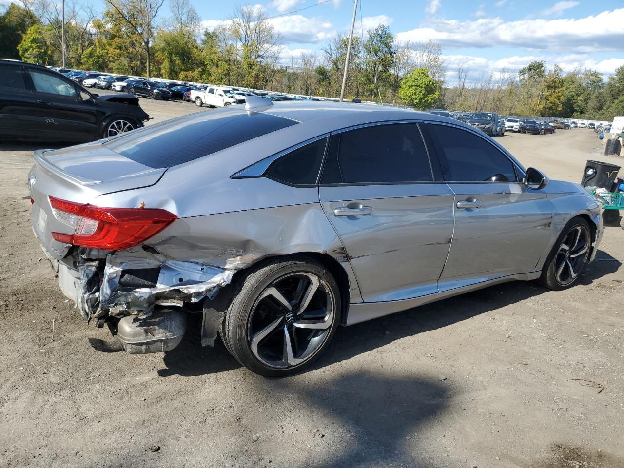 2018 Honda Accord VIN 1HGCV1F39JA257189 Copart auction photo, all over damage thumbnail 3