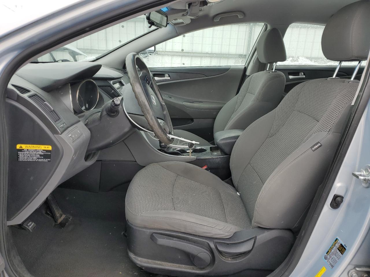 2013 Hyundai Sonata VIN 5NPEB4AC4DH536068 Copart auction photo, front end / side damage thumbnail 7