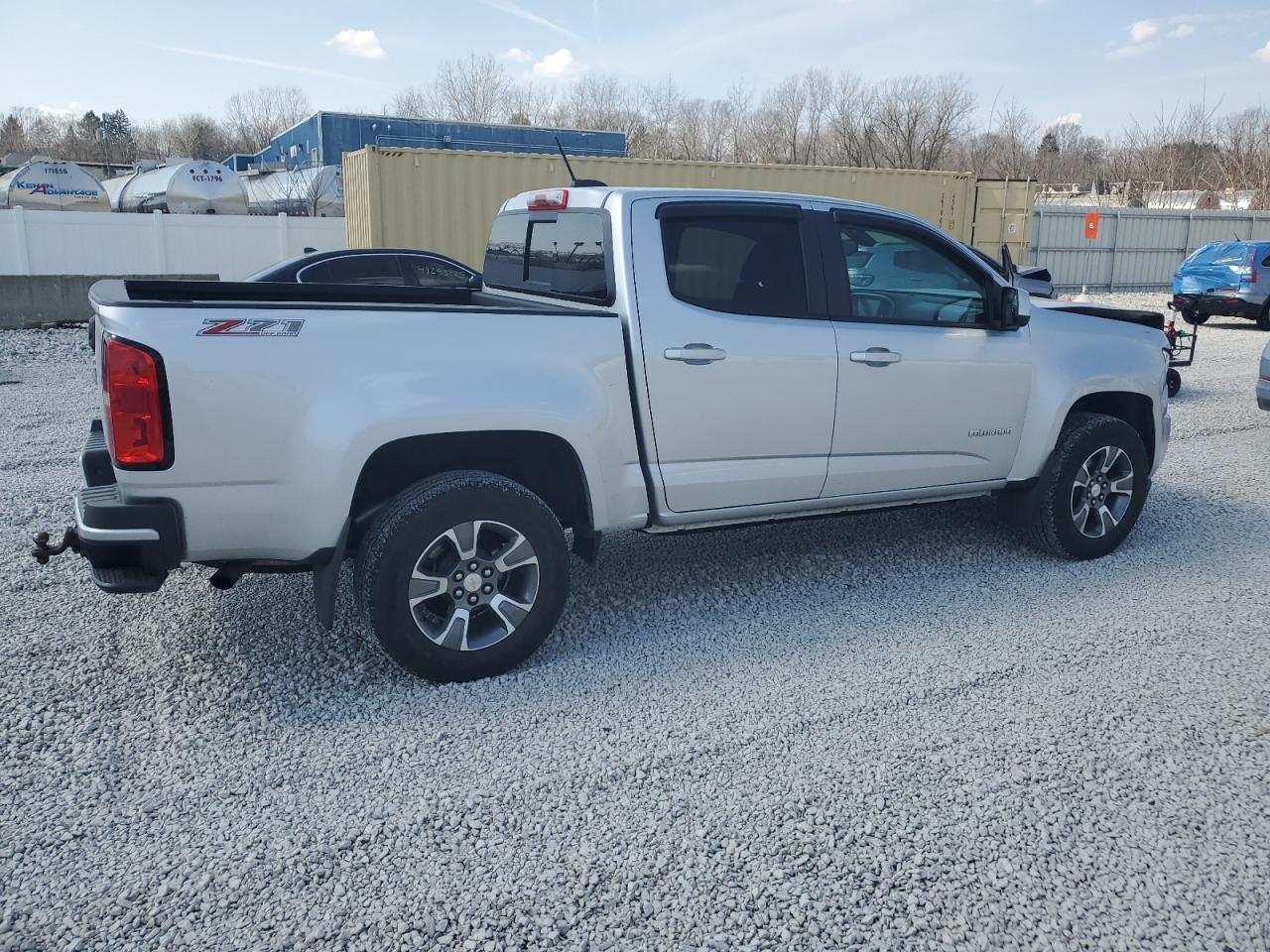 2018 Chevrolet Colorado VIN 1GCGTDENXJ1144426 Copart auction photo, front end damage thumbnail 3
