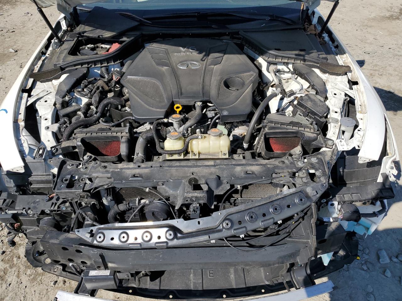 2019 Infiniti Q50 VIN JN1EV7AR9KM554858 Copart auction photo, front end damage thumbnail 11
