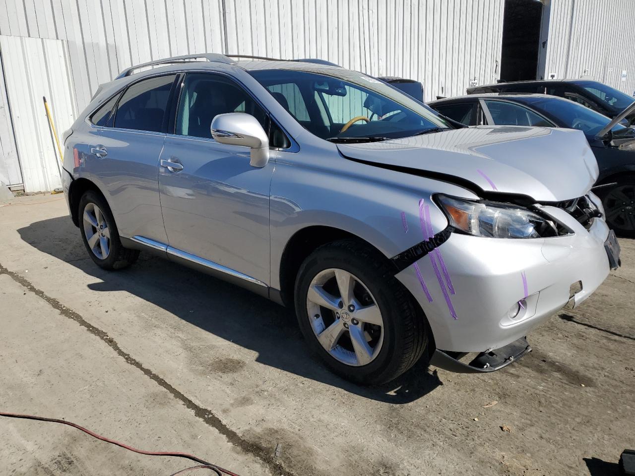 2010 Lexus RX VIN 2T2BK1BA1AC053033 Copart auction photo, front end / rear end damage thumbnail 4