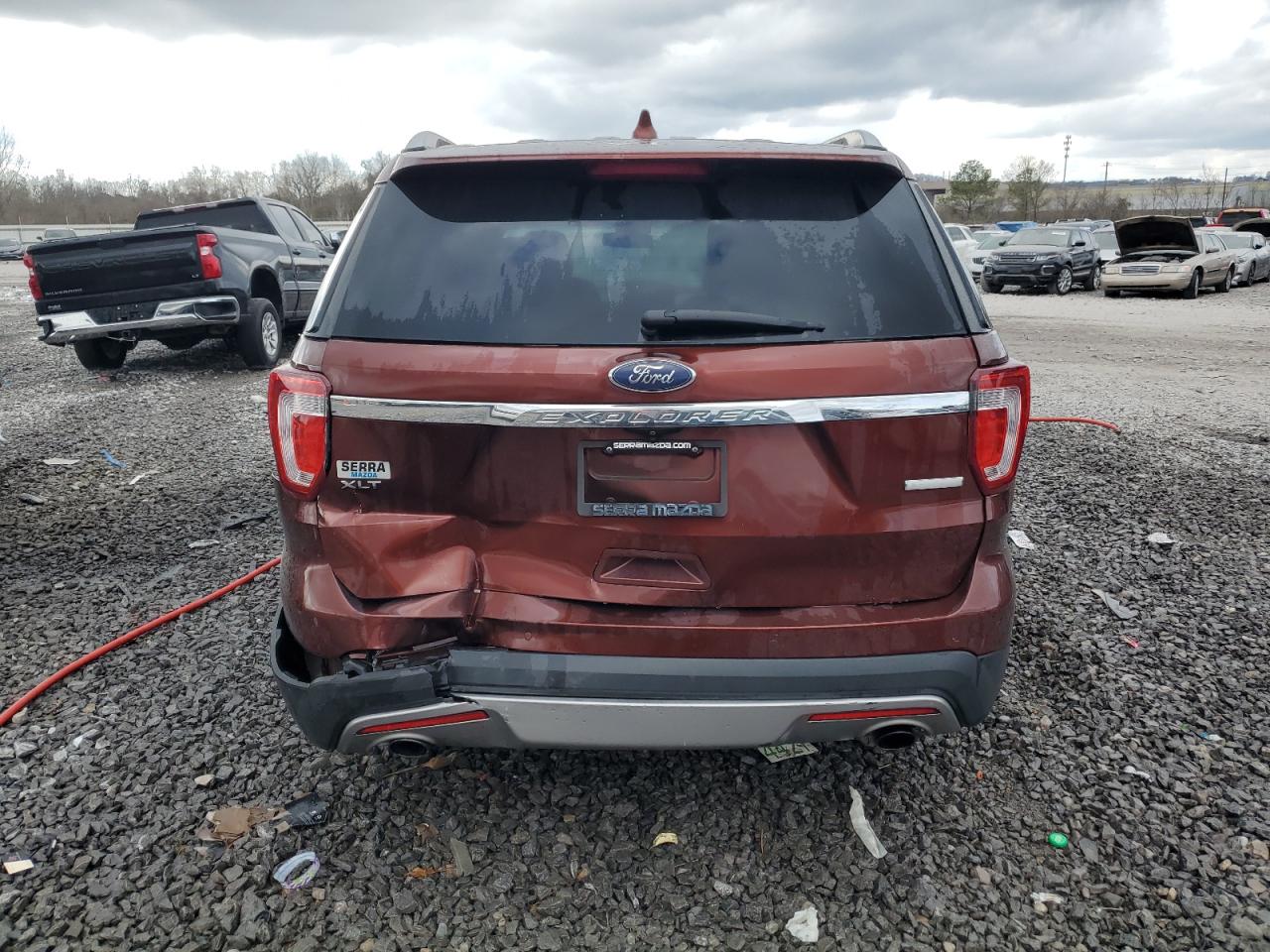 2016 Ford Explorer VIN 1FM5K7DH4GGB37089 Copart auction photo, rear end damage thumbnail 6