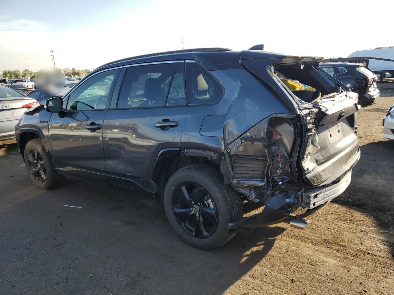2020 Toyota RAV 4 VIN JTMEWRFVXLD543963 Copart auction photo, front end / rear end damage thumbnail 2