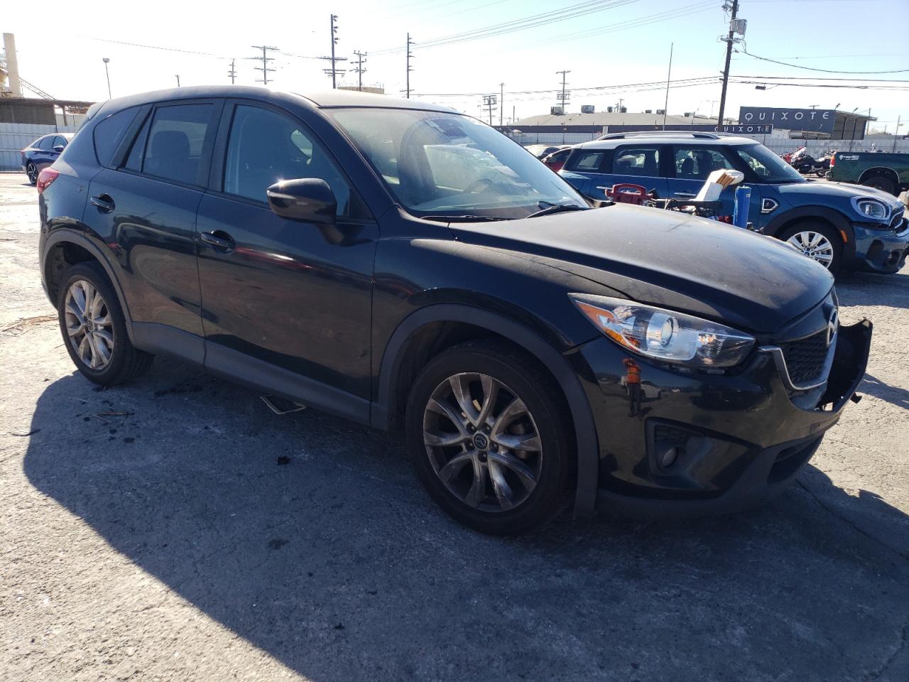 2015 Mazda CX-5 VIN JM3KE2DY1F0503333 Copart auction photo, front end damage thumbnail 4