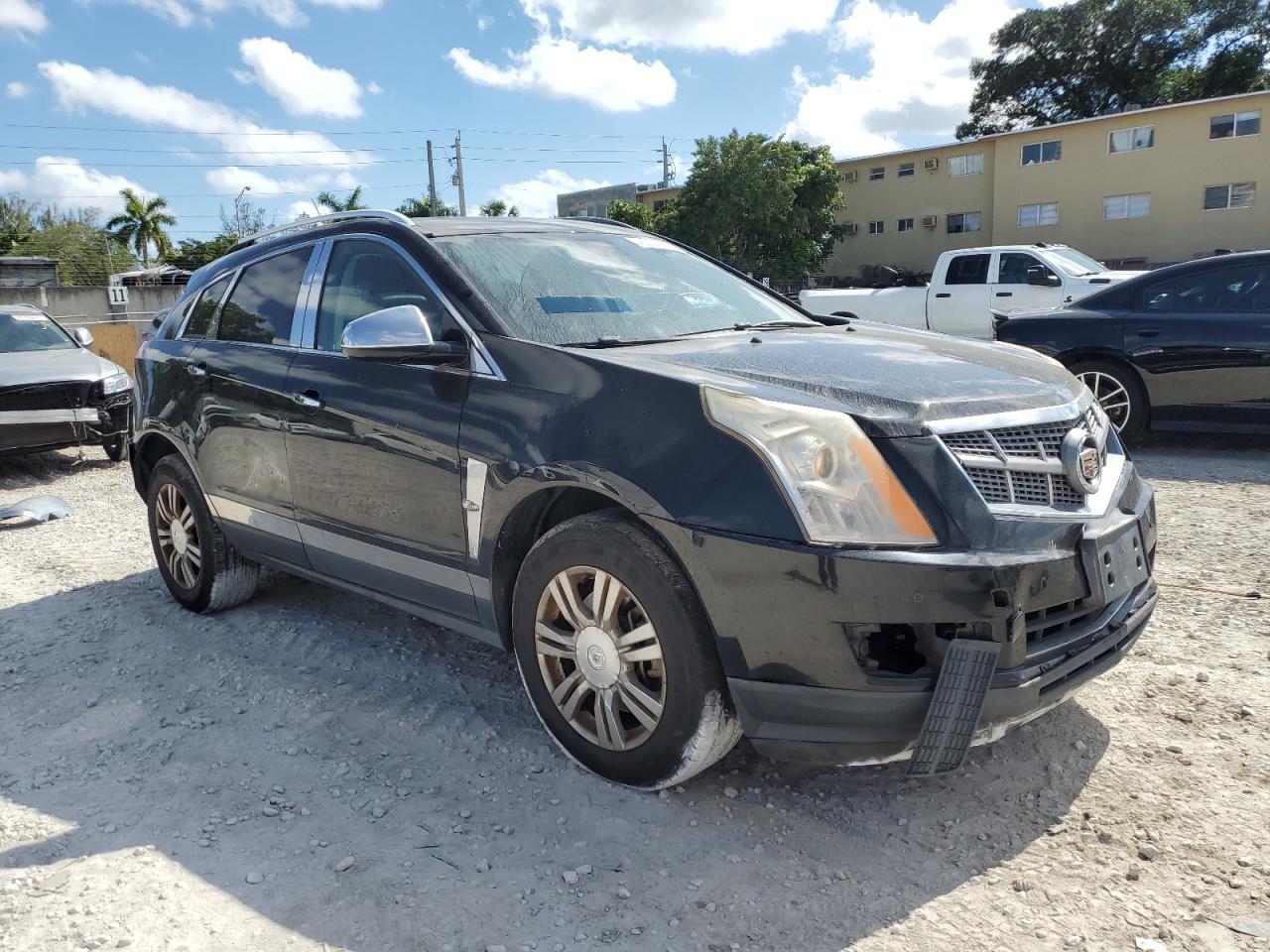 2011 Cadillac SRX VIN 3GYFNAEY9BS536242 Copart auction photo, rear end / minor dent/scratches damage thumbnail 4