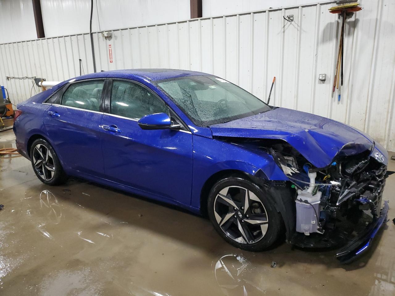 2021 Hyundai Elantra VIN KMHLP4AG8MU072621 Copart auction photo, front end damage thumbnail 4