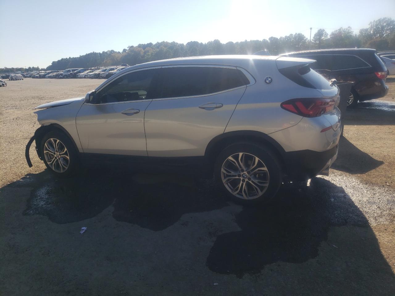 2022 BMW X2 VIN WBXYJ1C02N5U11799 Copart auction photo, front end damage thumbnail 2