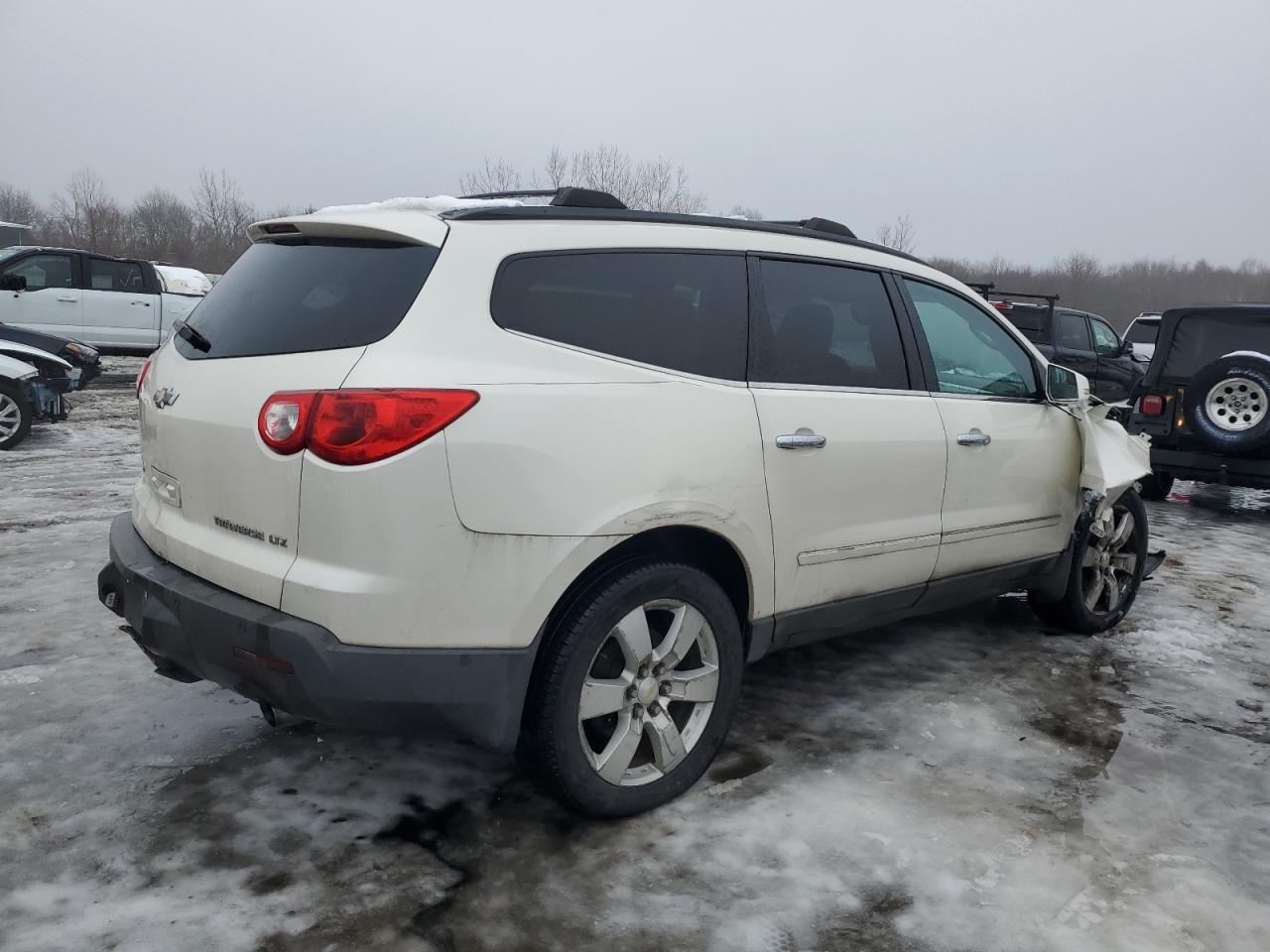 2012 Chevrolet Traverse VIN 1GNKVLED0CJ314759 Copart auction photo, front end damage thumbnail 3