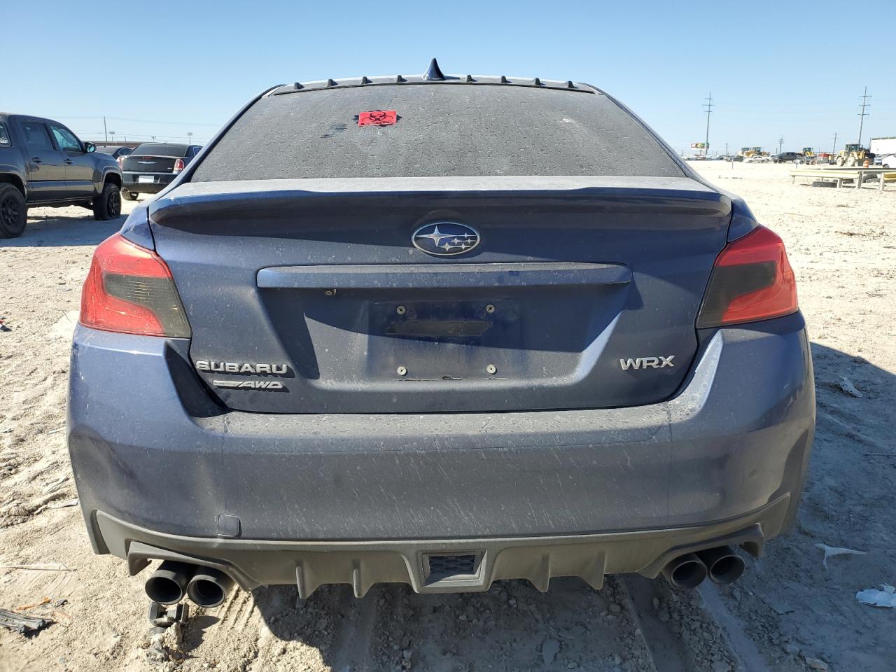 2015 Subaru WRX VIN JF1VA1D67F9830587 Copart auction photo, front end / side damage thumbnail 6