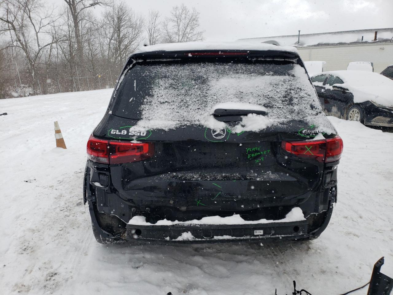 2020 Mercedes-Benz GLB VIN WDC4M4HB3LW005062 Copart auction photo, rear end damage thumbnail 6
