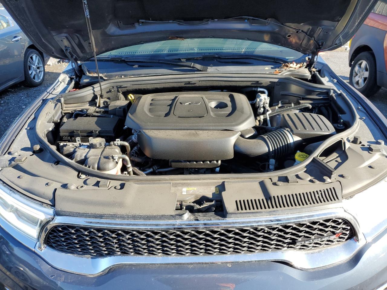 2021 Dodge Durango VIN 1C4RDJAG6MC610499 Copart auction photo, side / rear end damage thumbnail 12