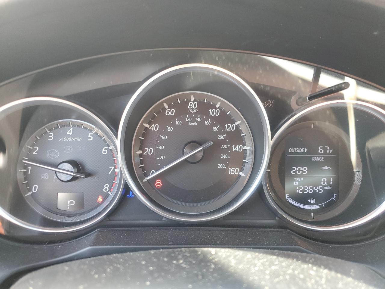 2016 Mazda 6 VIN JM1GJ1U57G1413089 Copart auction photo, side / front end damage thumbnail 9
