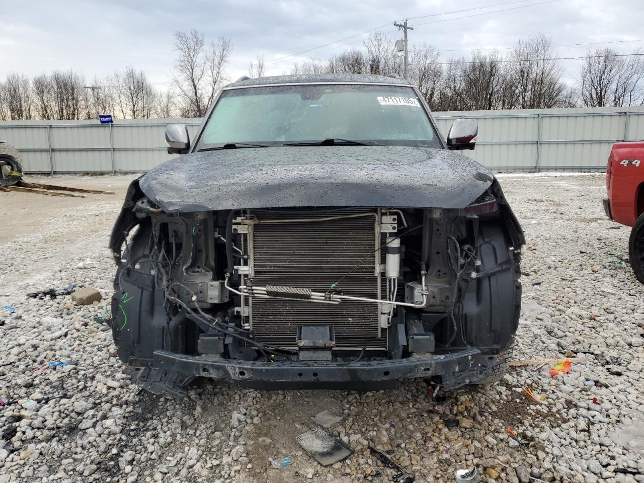 2017 Infiniti QX80 VIN JN8AZ2NE7H9156994 Copart auction photo, front end damage thumbnail 5