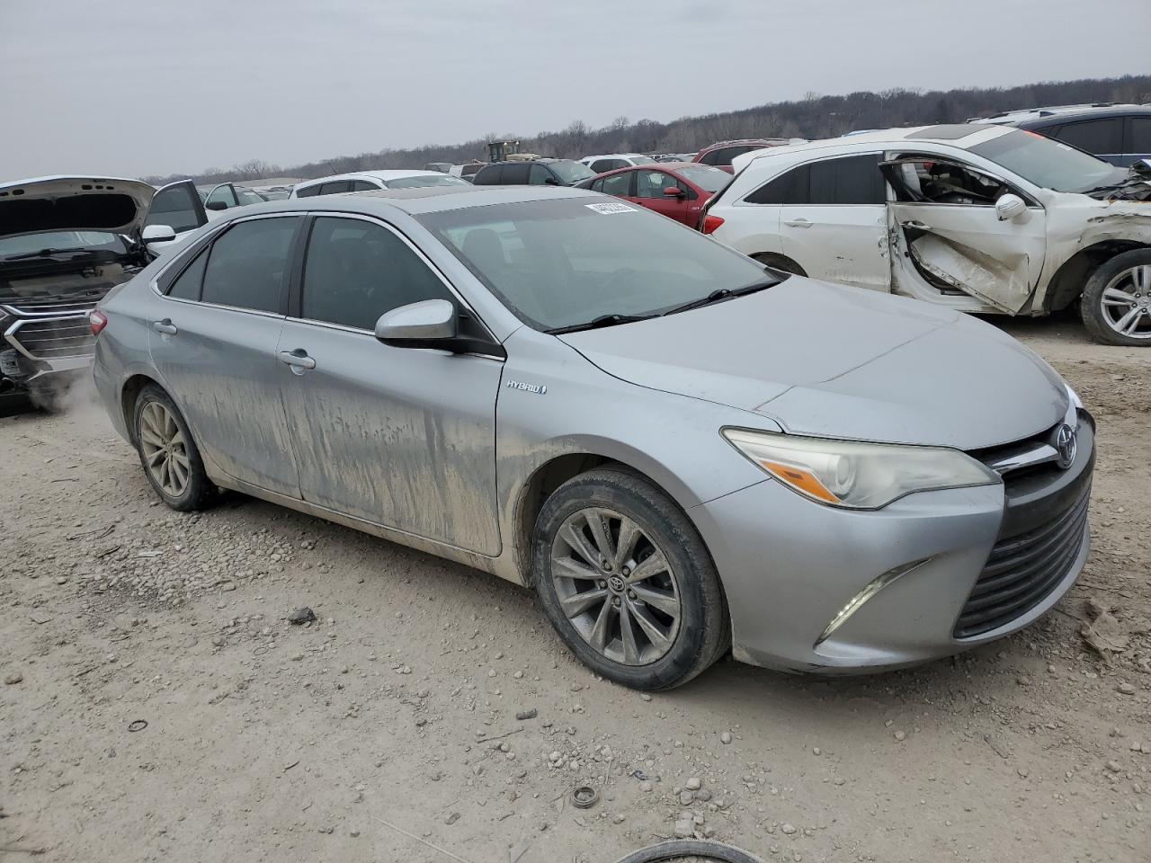2015 Toyota Camry VIN 4T1BD1FK0FU159464 Copart auction photo, side damage thumbnail 4