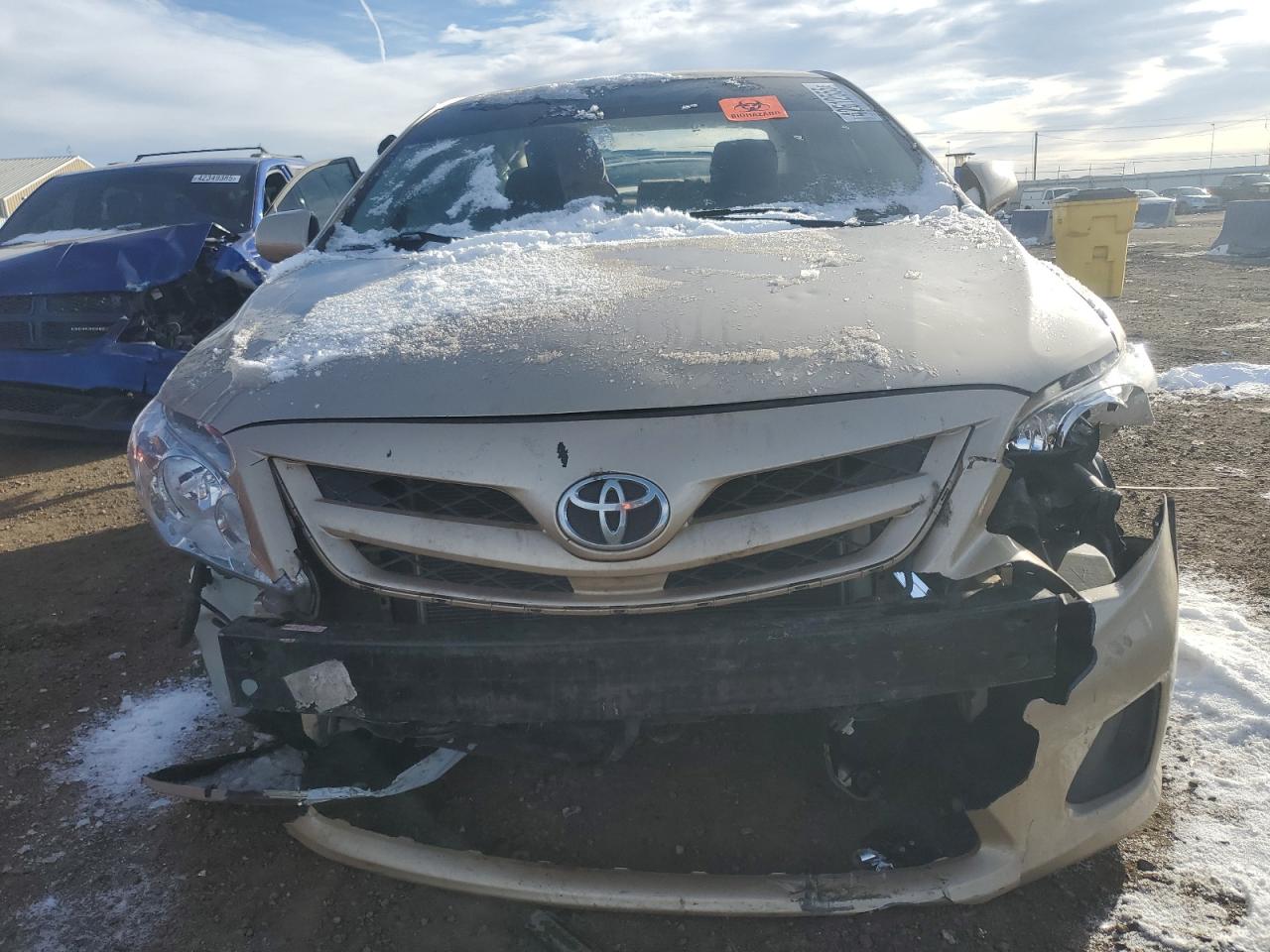 2011 Toyota Corolla VIN JTDBU4EEXB9129404 Copart auction photo, all over damage thumbnail 5