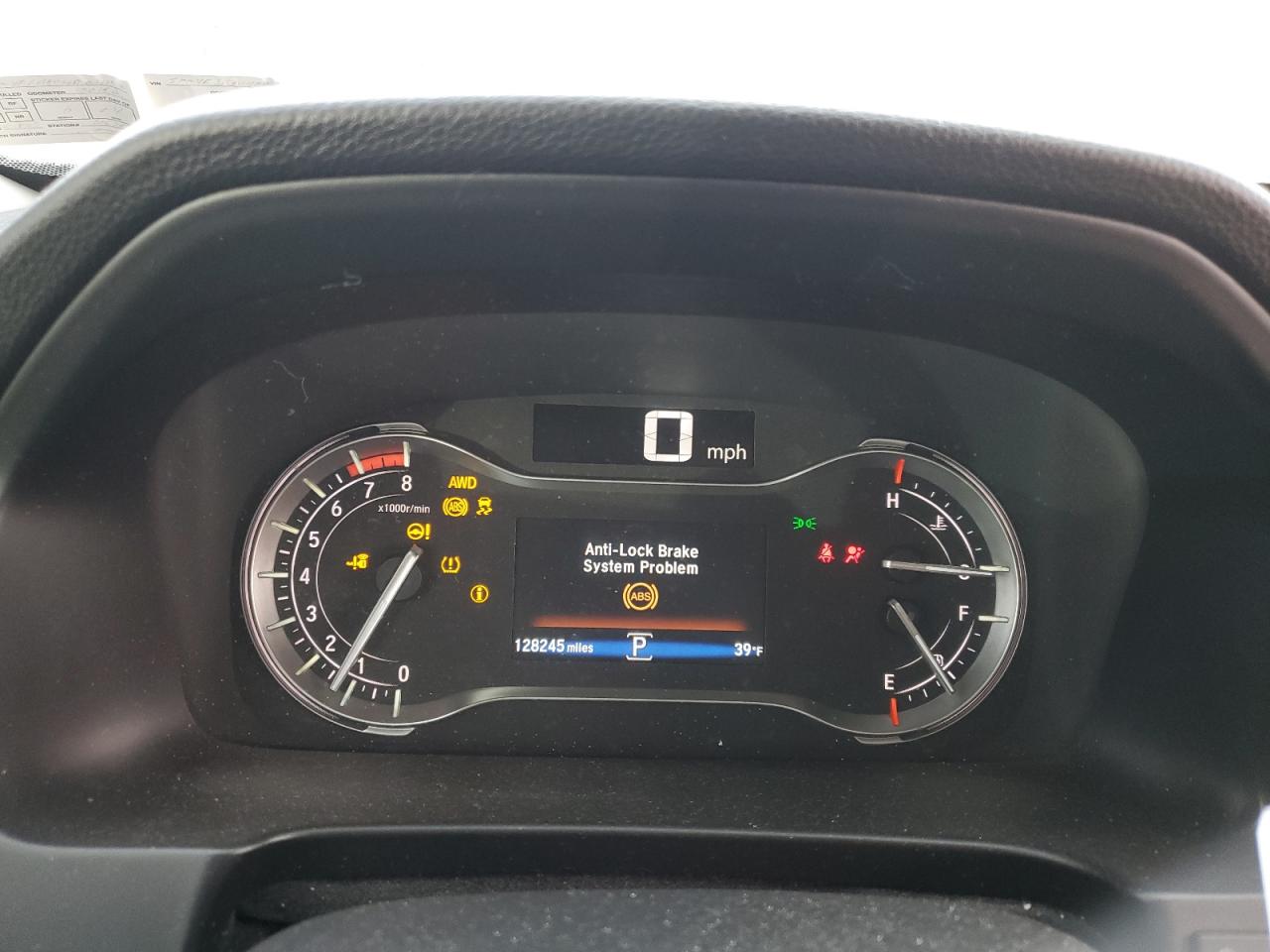 2017 Honda Pilot VIN 5FNYF6H80HB071193 Copart auction photo, front end / side damage thumbnail 9