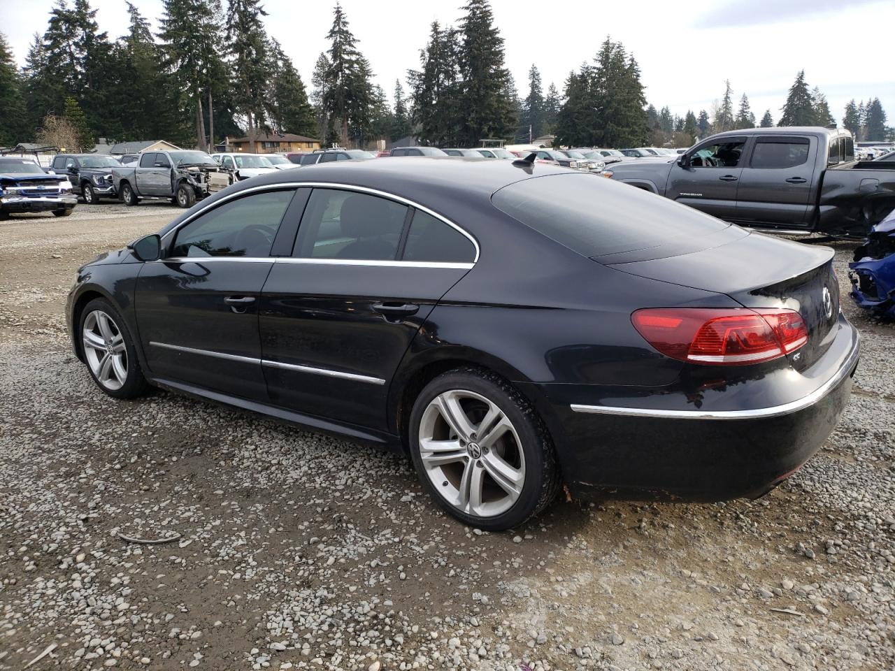 2013 Volkswagen Passat CC VIN WVWBP7AN1DE569486 Copart auction photo, side damage thumbnail 2