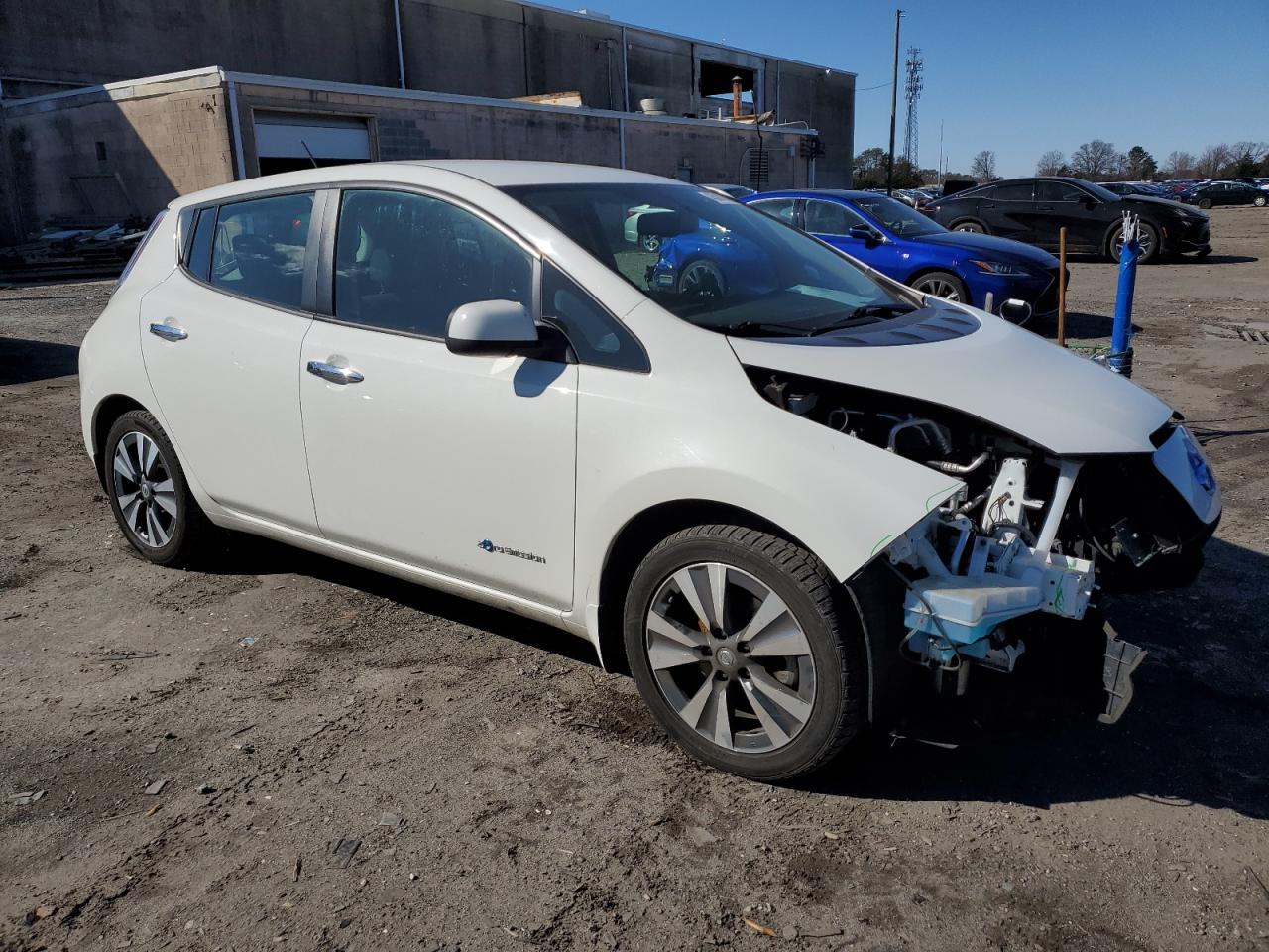 2016 Nissan Leaf VIN 1N4BZ0CP4GC300324 Copart auction photo, all over damage thumbnail 4