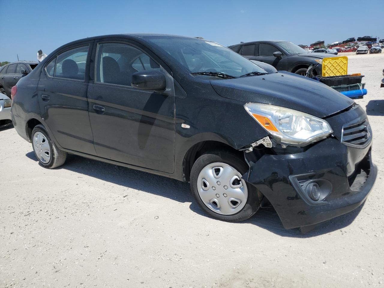 2017 Mitsubishi Mirage VIN ML32F3FJ5HH000729 Copart auction photo, front end / minor dent/scratches damage thumbnail 4