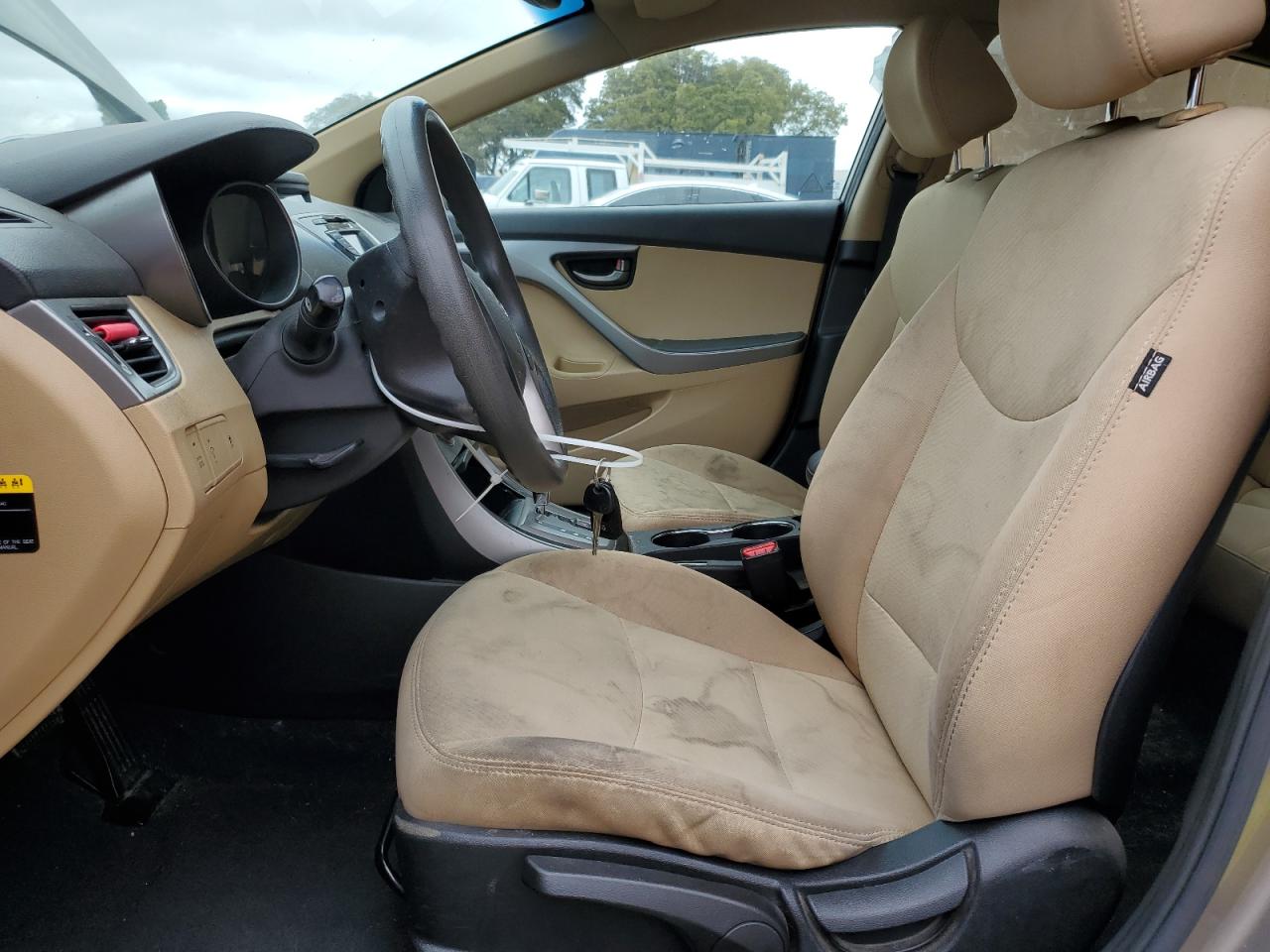 2013 Hyundai Elantra VIN 5NPDH4AE9DH445194 Copart auction photo, front end damage thumbnail 7