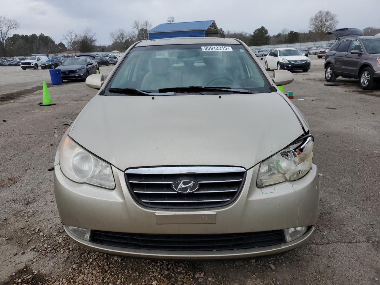 2008 Hyundai Elantra VIN KMHDU46D28U449607 Copart auction photo, front end / side damage thumbnail 5