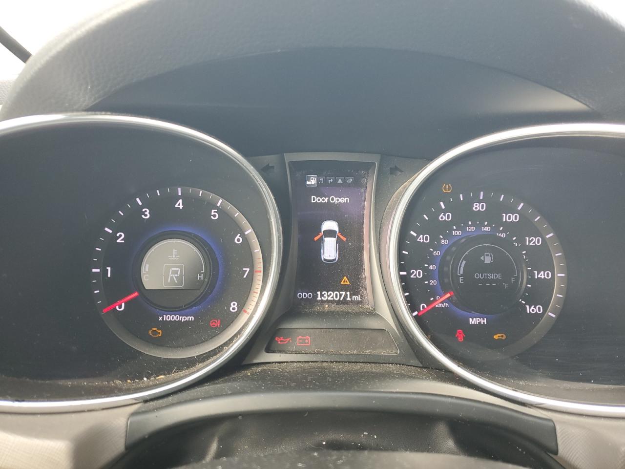 2013 Hyundai Santa Fe VIN 5XYZU3LB2DG059478 Copart auction photo, front end / side damage thumbnail 9