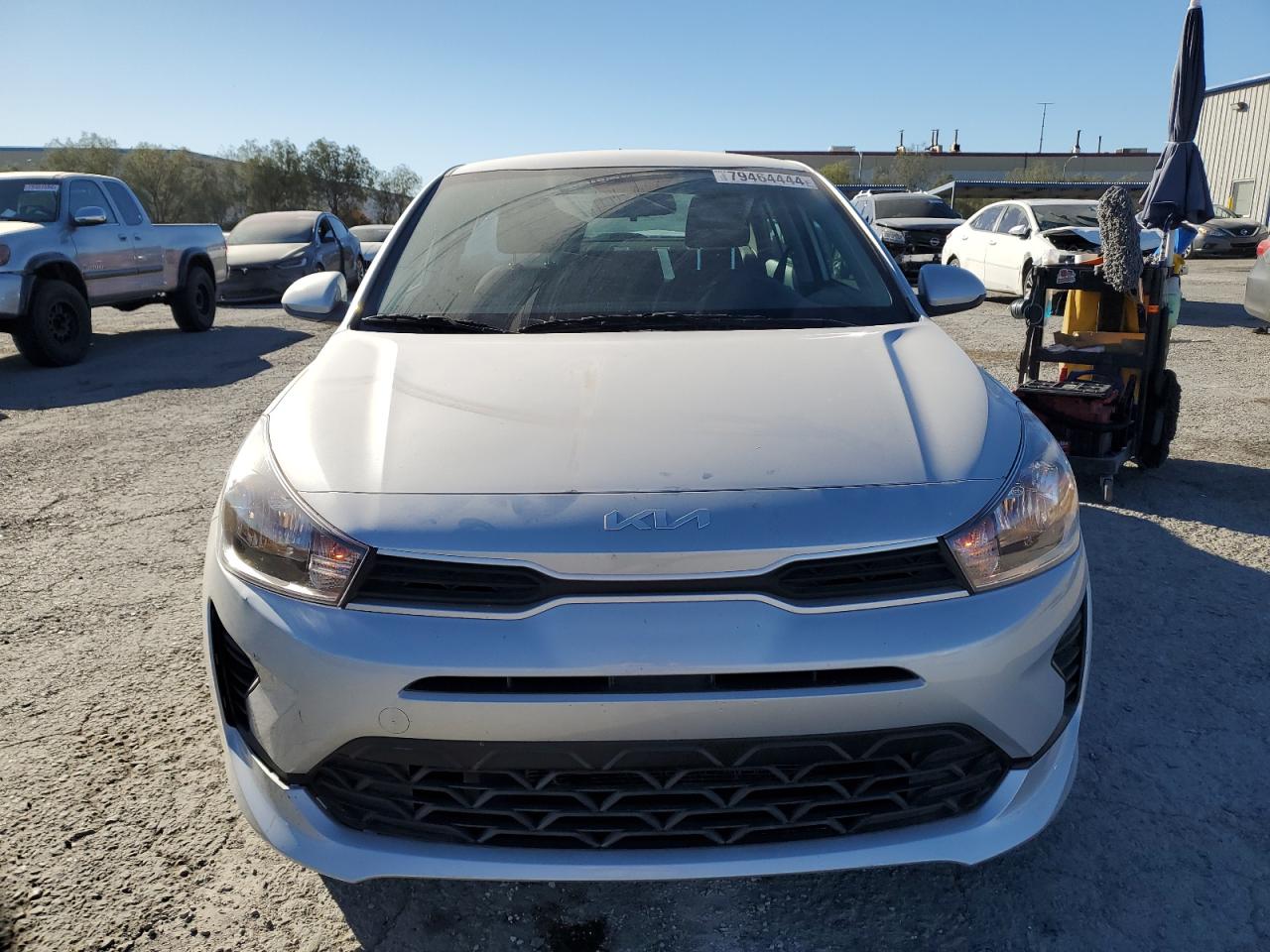 2023 KIA Rio VIN 3KPA24AD7PE545525 Copart auction photo, rear end damage thumbnail 5