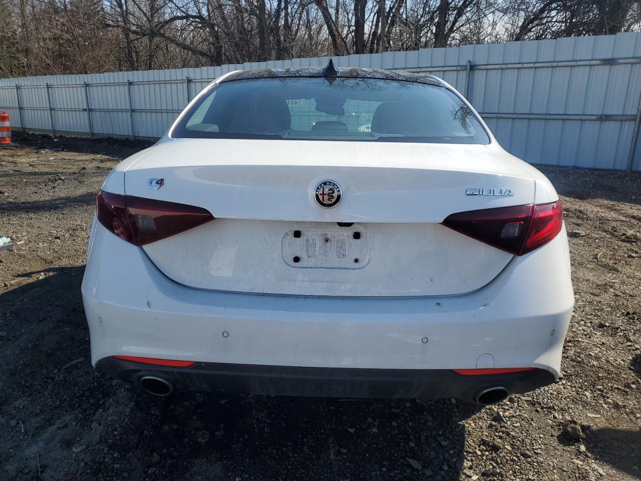 2019 Alfa Romeo Giulia VIN ZARFANAN1K7622797 Copart auction photo, front end damage thumbnail 6