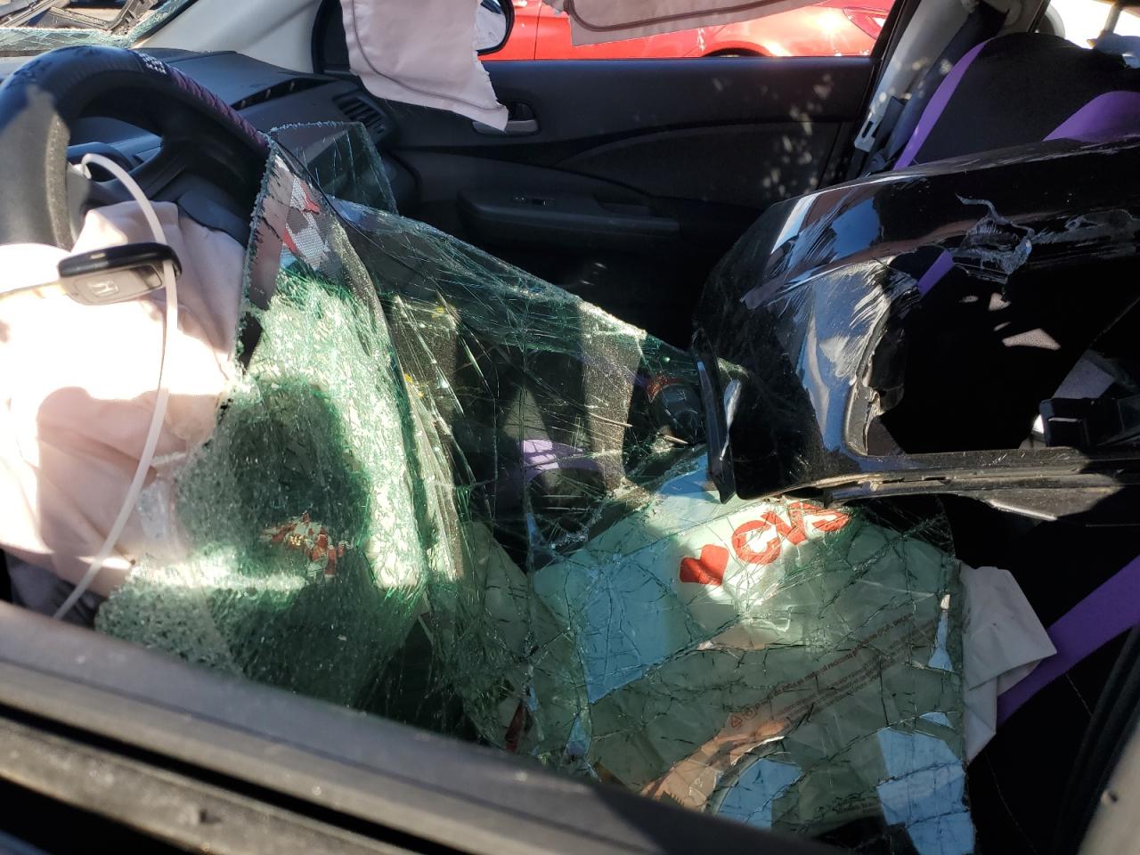 2016 Honda CR-V VIN 2HKRM4H35GH600835 Copart auction photo, all over damage thumbnail 7