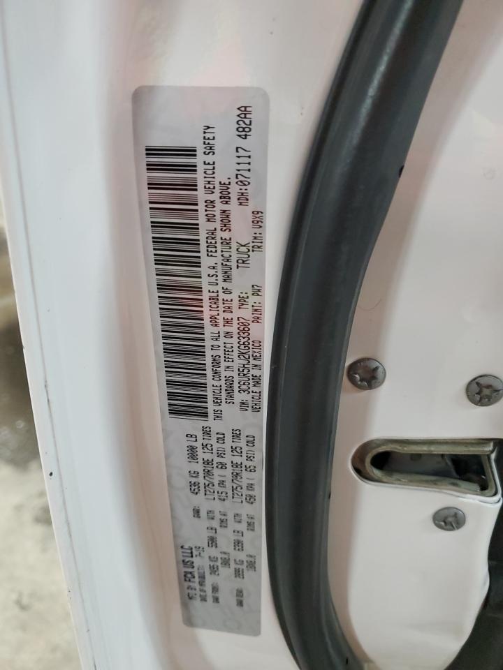 2019 RAM 2500 VIN 3C6UR5HJ2KG633607 Copart auction photo, front end damage thumbnail 12