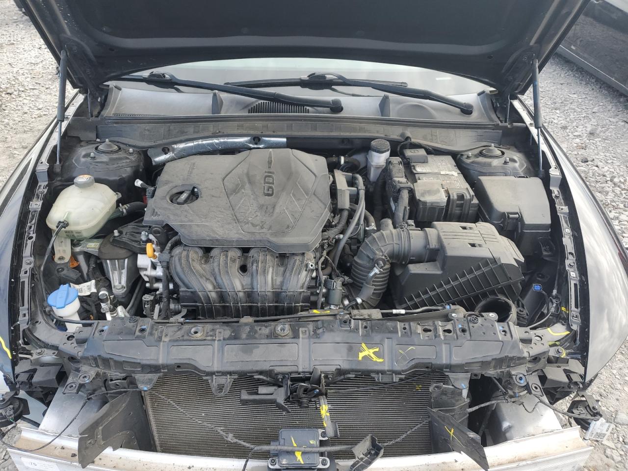 2020 Hyundai Sonata VIN 5NPEG4JA5LH021983 Copart auction photo, front end damage thumbnail 11