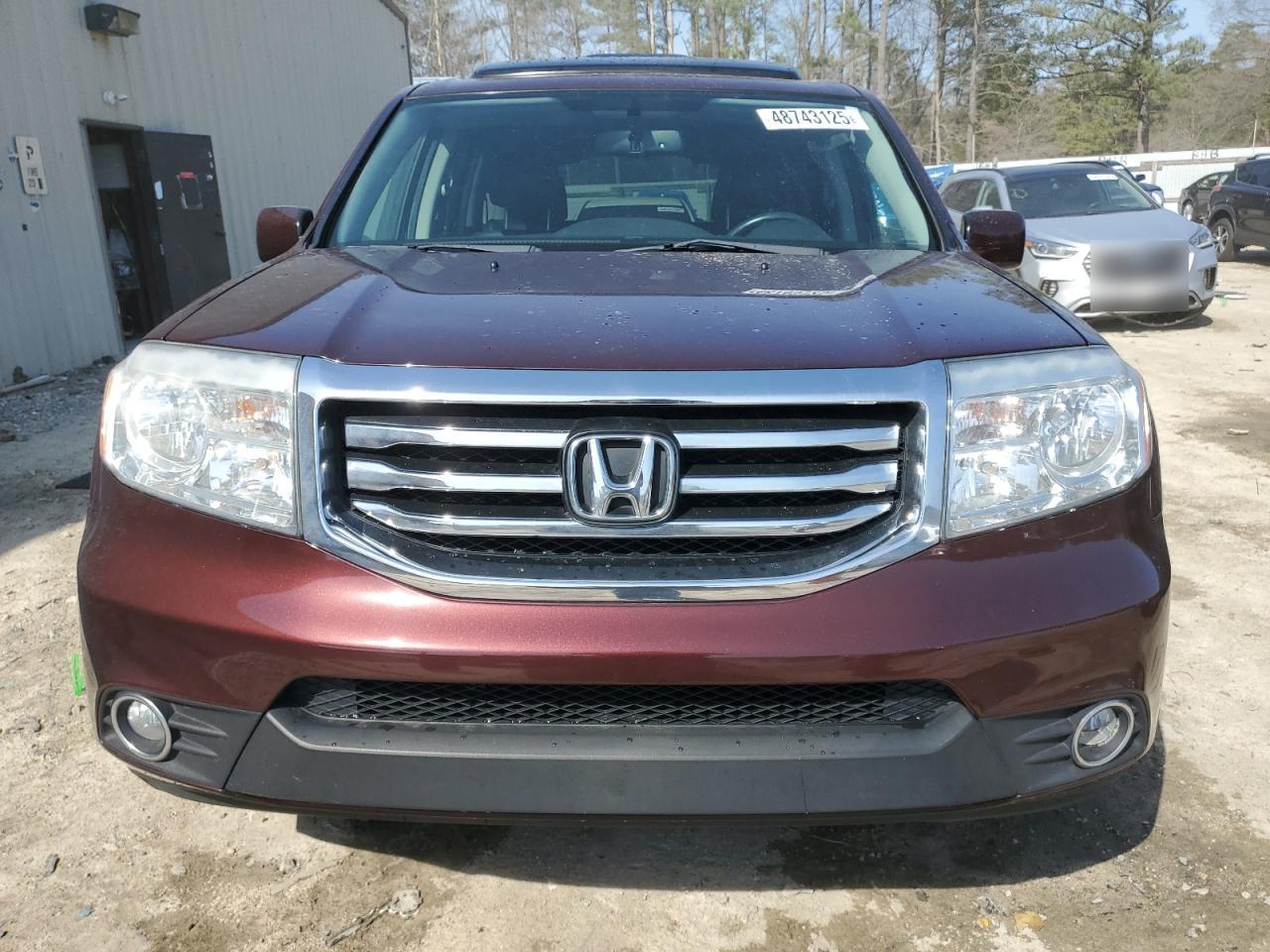 2013 Honda Pilot VIN 5FNYF4H51DB029104 Copart auction photo, all over damage thumbnail 5