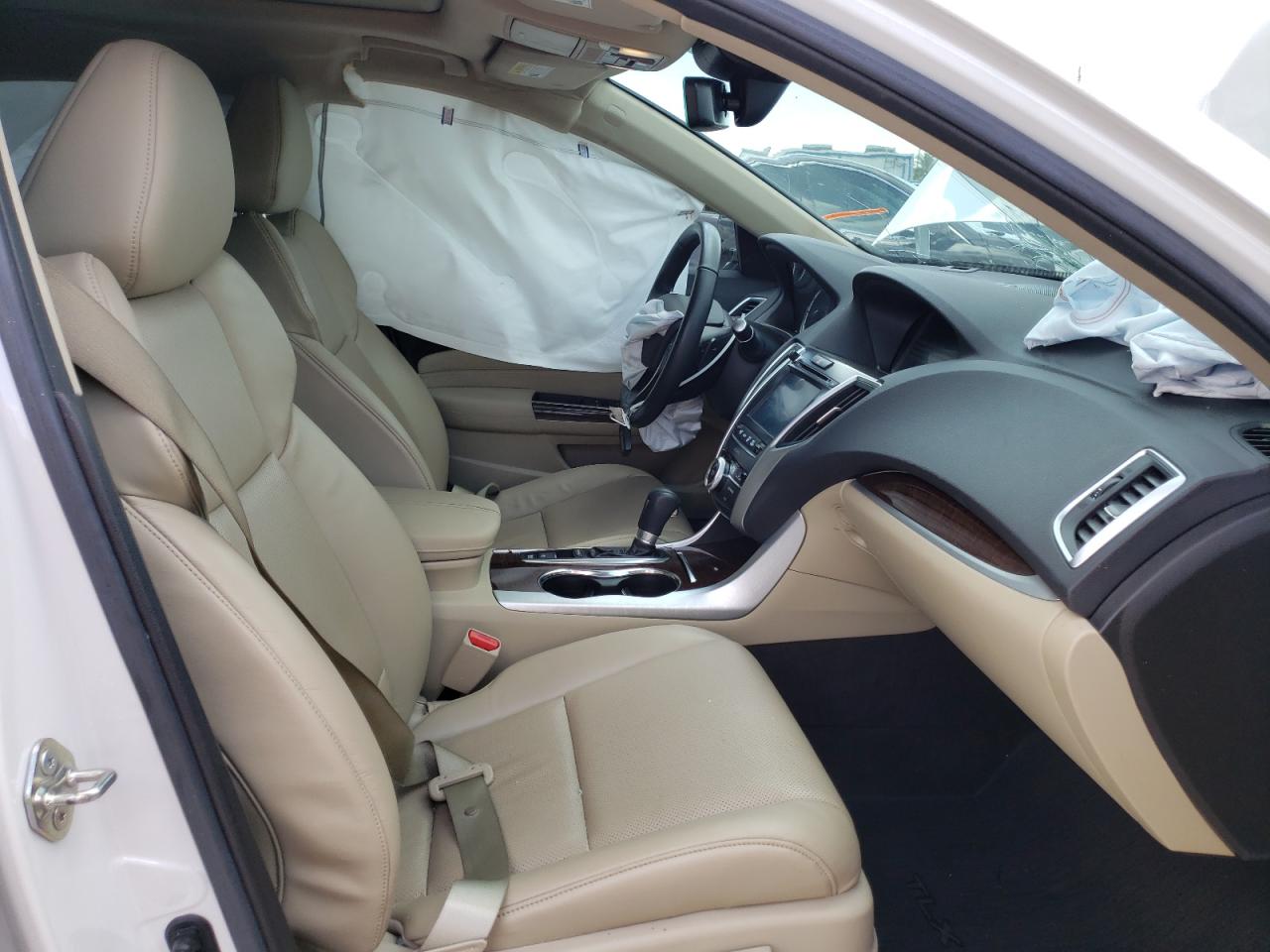 2019 Acura TLX VIN 19UUB1F5XKA008190 Copart auction photo, front end / side damage thumbnail 5