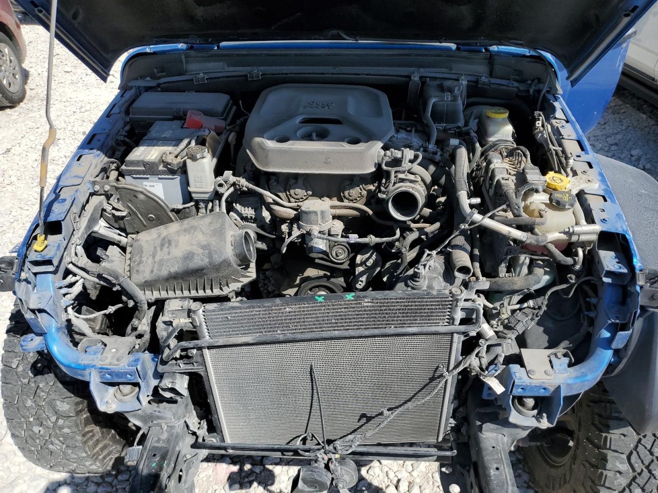 2021 Jeep Wrangler VIN 1C4HJXDN8MW856373 Copart auction photo, front end damage thumbnail 12