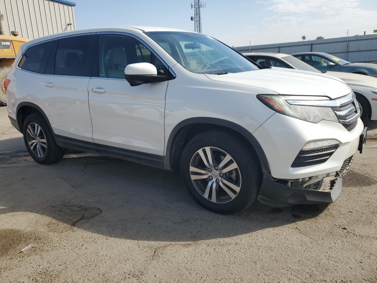 2018 Honda Pilot VIN 5FNYF6H35JB022775 Copart auction photo, front end damage thumbnail 4