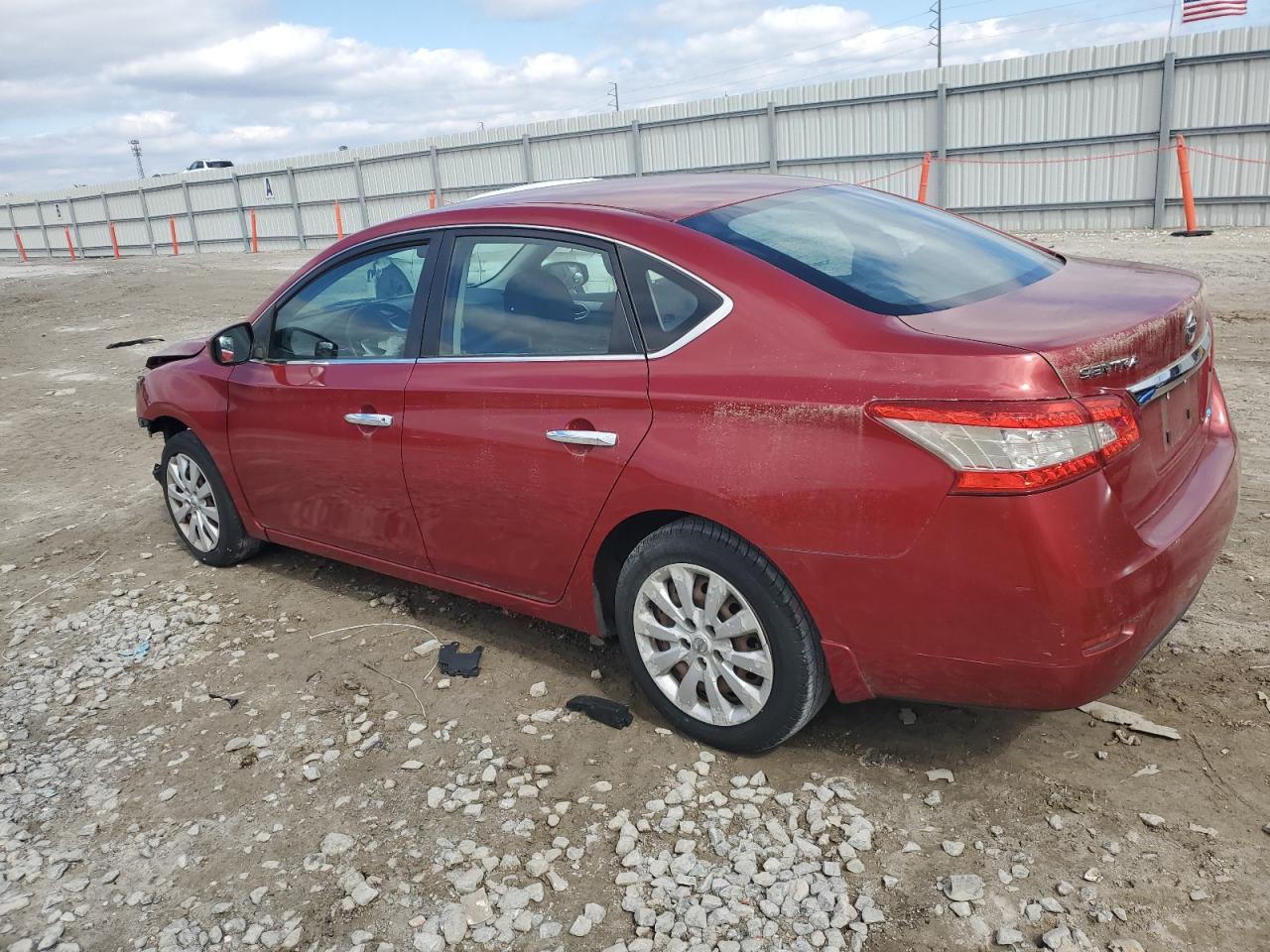2013 Nissan Sentra VIN 3N1AB7AP3DL742701 Copart auction photo, front end / minor dent/scratches damage thumbnail 2