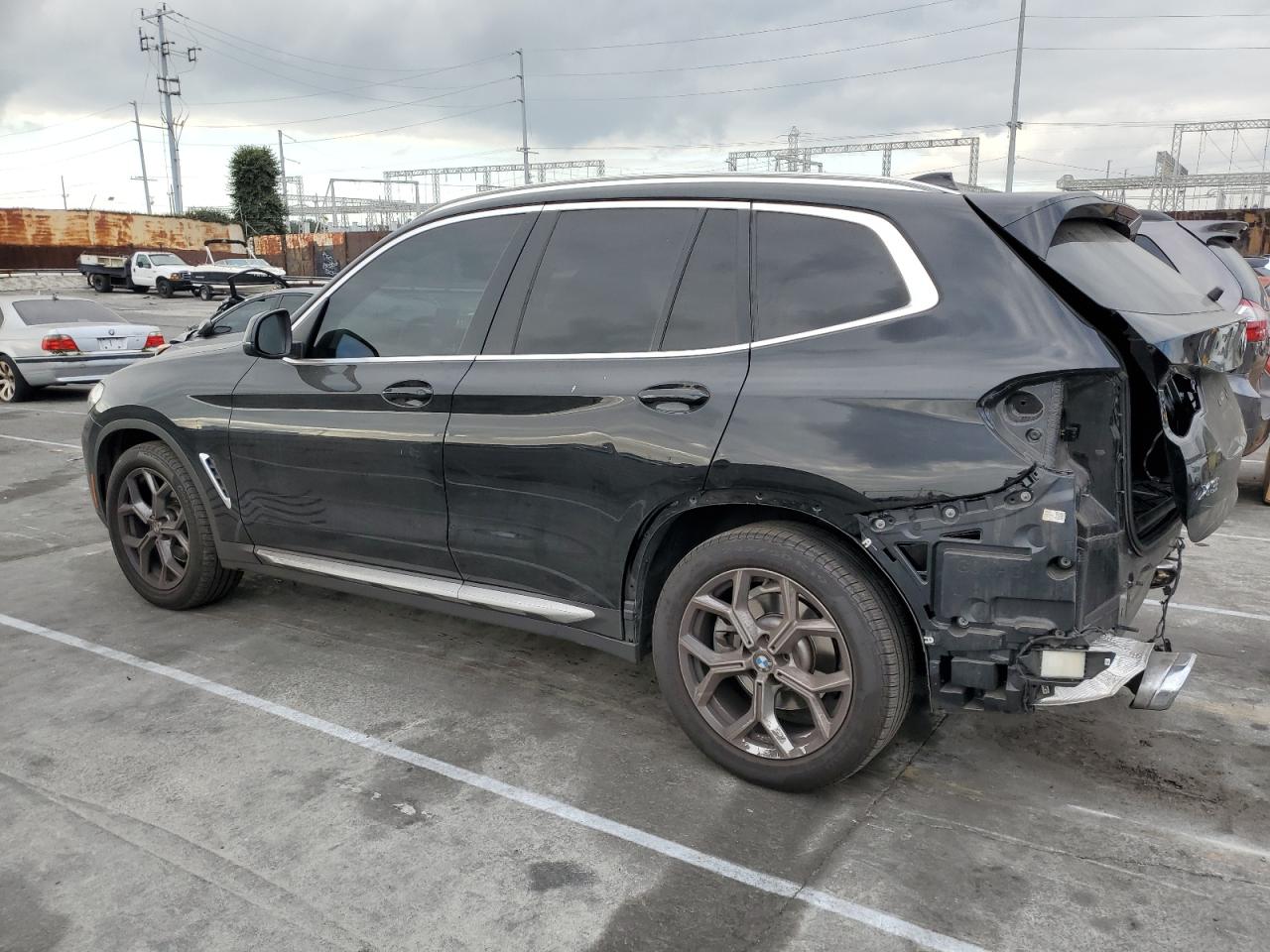 2022 BMW X3 VIN 5UX43DP07N9K12062 Copart auction photo, rear end damage thumbnail 2