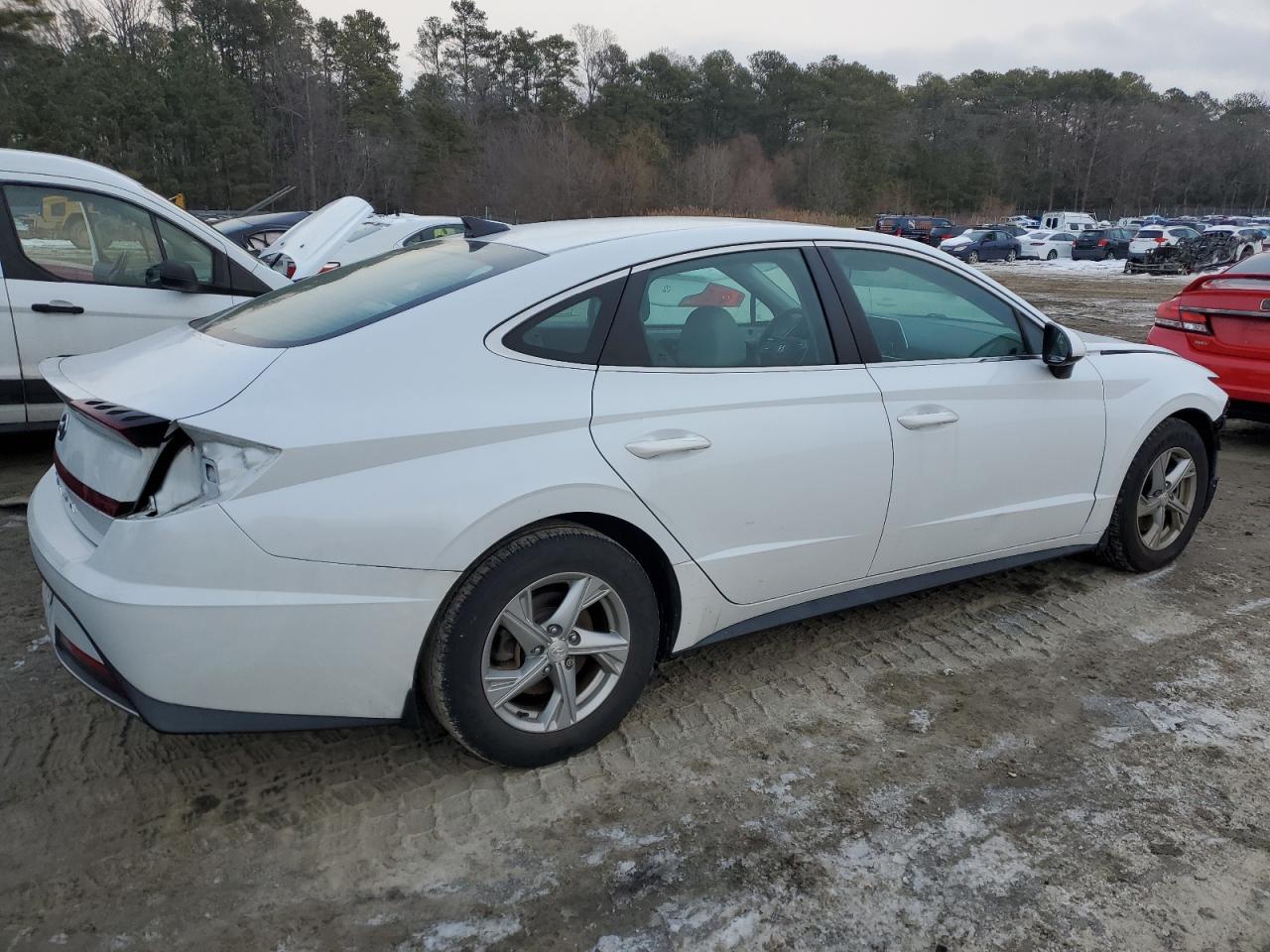 2020 Hyundai Sonata VIN 5NPEG4JA0LH052865 Copart auction photo, front end damage thumbnail 3