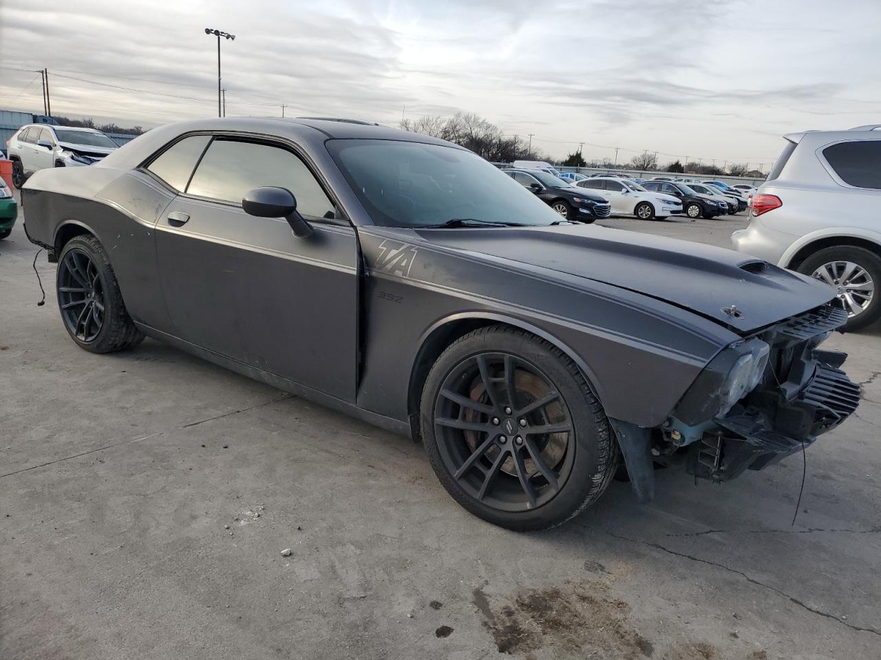 2018 Dodge Challenger VIN 2C3CDZFJ6JH138424 Copart auction photo, front end / rear end damage thumbnail 4