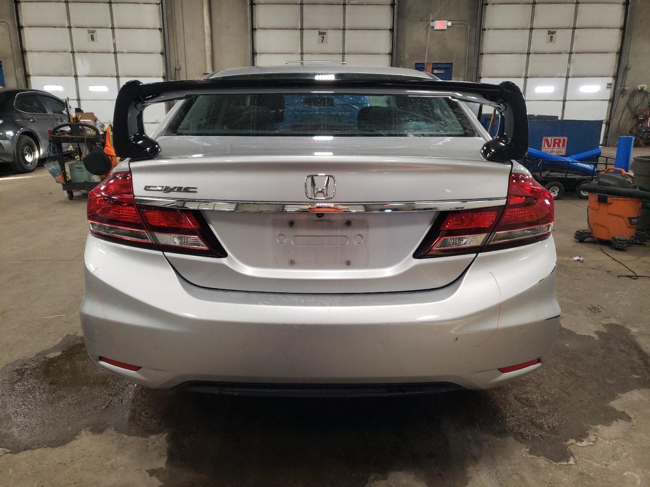 2013 Honda Civic VIN 19XFB2F50DE095093 Copart auction photo, all over / hail damage thumbnail 6